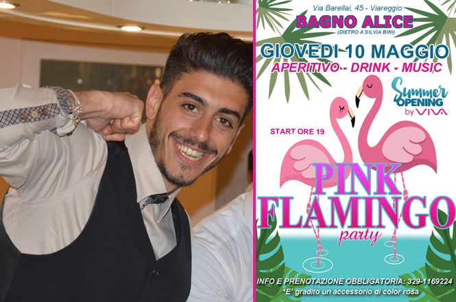Opening Season al Bagno Alice: il Sunset si tinge di rosa con Pink Flamingo Party