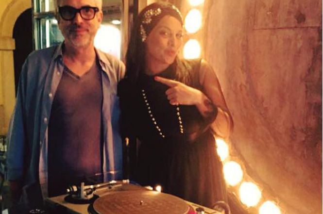 Il regista Alfonso Cuaron al nuovo Sushi Jazz a Pietrasanta.