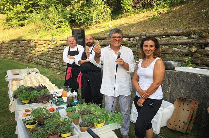 Aperitivo Mediceo: da lunedì 9 luglio torna a Palazzo Mediceo il saporito talk show con Fabrizio Diolaiuti. Farro, uova, pesce azzurro, erbe spontanee, insaccati e... perfino canapa fra gli ingredienti della rassegna