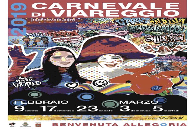 Nicoletta Poli firma il manifesto del Carnevale di Viareggio 2019