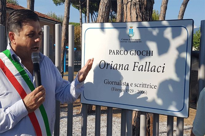 Tonfano: aperto il parco di Oriana Fallaci, un nuovo spazio green per attività ludico-sportive