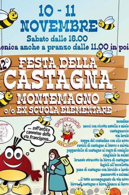 Torna la Festa della Castagna a Montemagno
