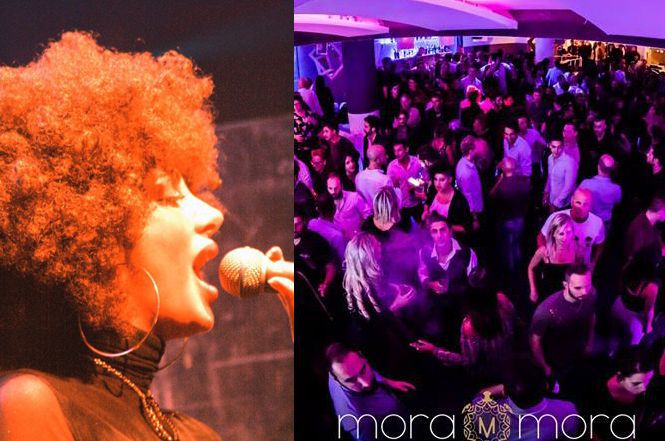 Sara Grimaldi, la corista di Zucchero accende la notte del Mora Mora
