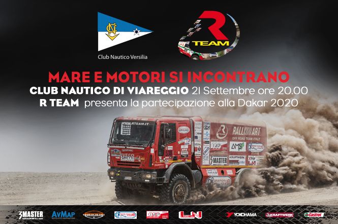 R TEAM alla DAKAR 2020: la presentazione al Club Nautico Versilia