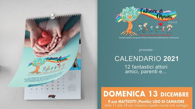 Il cuore e l’anima dei ragazzi de L’Albero di Ohana Onlus protagonisti del Calendario benefico 2021