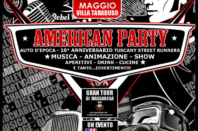 American Party, a Villa Tarabuso una domenica a stelle e strisce