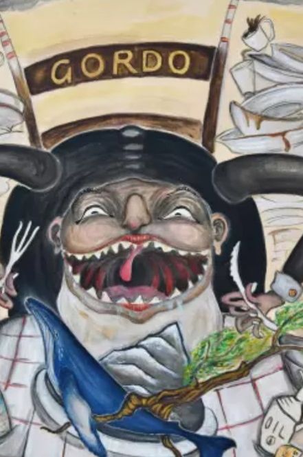 2° categoria - All you can eat di Matteo Raciti: bozzetto e descrizione