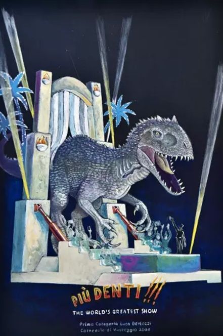 1° categoria - Più denti!!! The world’s greatest show di Luca Bertozzi: bozzetto e descrizione