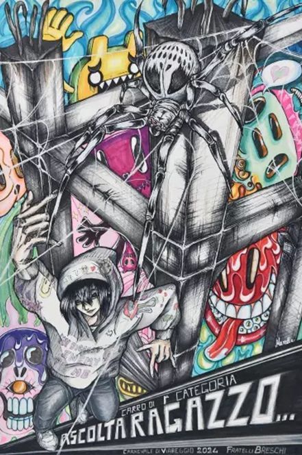 1° categoria - Ascolta ragazzo… di Massimo e Alessandro Breschi: bozzetto e descrizione