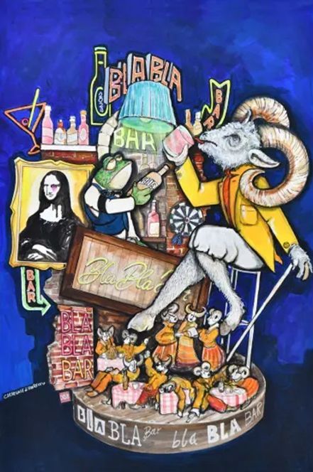 1° categoria - Bla Bla Bar di Umberto, Stefano, Michele e Jacopo Cinquini: bozzetto e descrizione