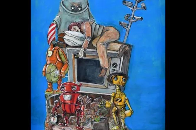 1° categoria - Svegl-I.A.! Una storia semifantastica di Intelligenza Alternativa di Lebigre e Roger: bozzetto e descrizione