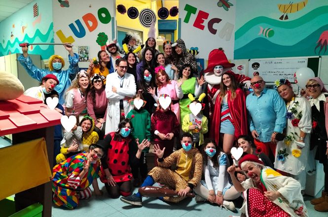 Carnevale al Reparto di Oncologia pediatrica e Pediatria dell’Ospedale Santa Chiara di Pisa