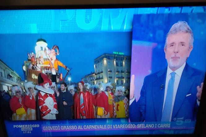 Carnevale: i collegamenti da "Pomeriggio 5"