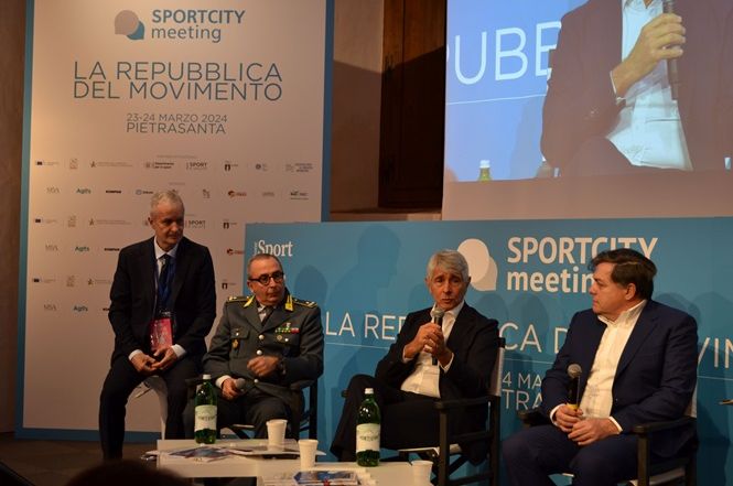 Il Ministro dello Sport Andrea Abodi ha aperto la seconda edizione dello Sportcity Meeting a Pietrasanta