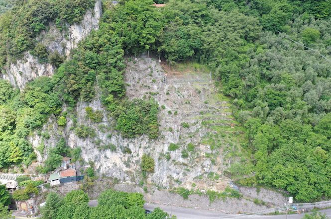 Casoli, terminato il ripristino della frana sulla collina della Castellina