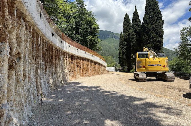 Camaiore, Frana di via Balza Fiorita ripristinata e dal 10 riapre il transito