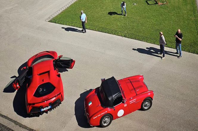 A Lucca una tappa delle Mille Miglia