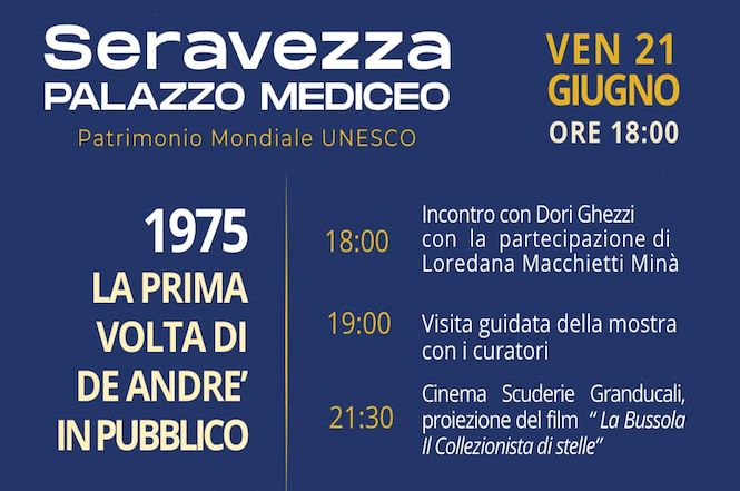 Seravezza, Dori Ghezzi ospite al Palazzo Mediceo