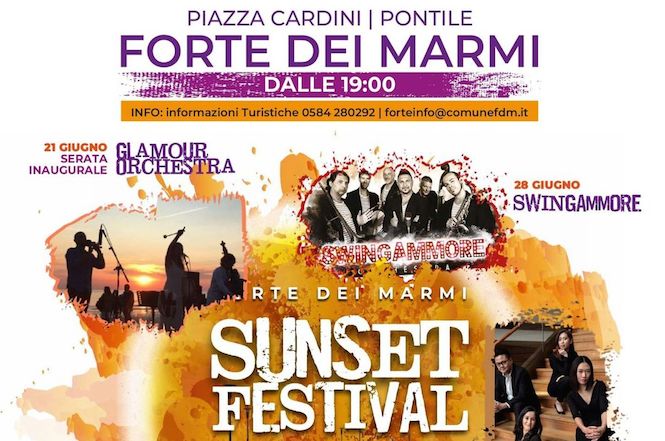 Ecco "Forte dei Marmi Sunset Festival"