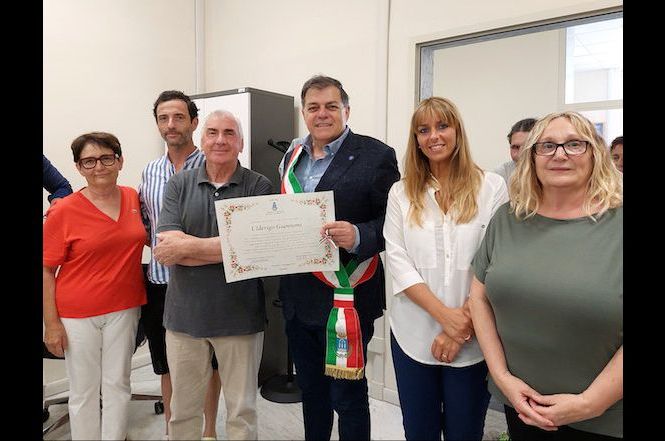Festa grande per l'artigiano Ulderigo Giannoni
