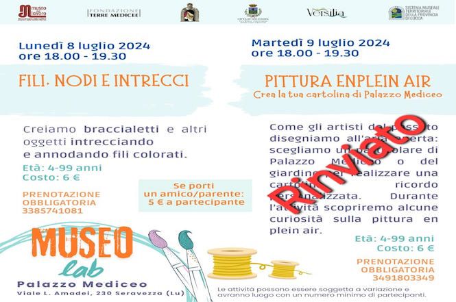 Oggi alle 18 il laboratorio "Fili, nodi e intrecci"