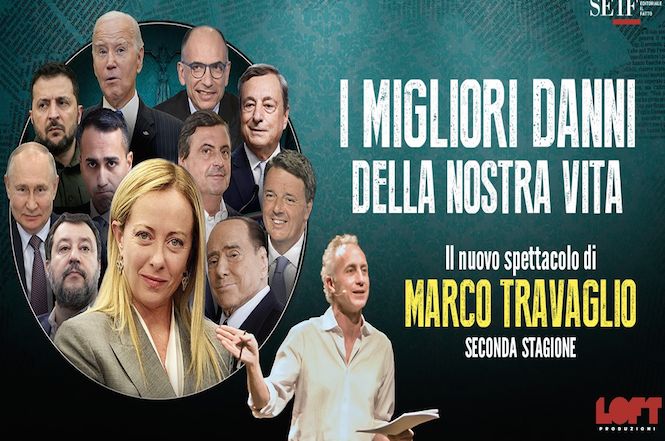 La politica e i suoi tentacoli nello spettacolo di Marco Travaglio