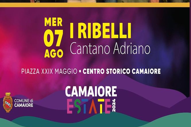 Stasera "I Ribelli" (storica band di Celentano) si esibiscono nel centro di Camaiore