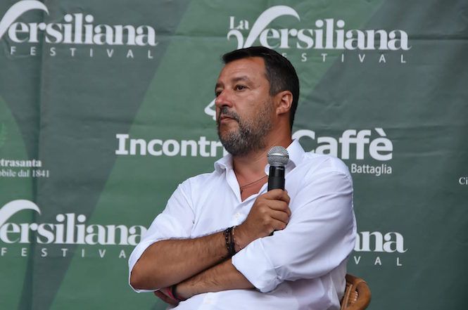 Matteo Salvini torna al Caffè de La Versiliana