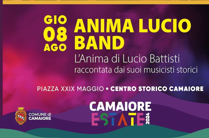 Camaiore Estate: stasera Anima Lucio Band, gli storici musicisti di Battisti
