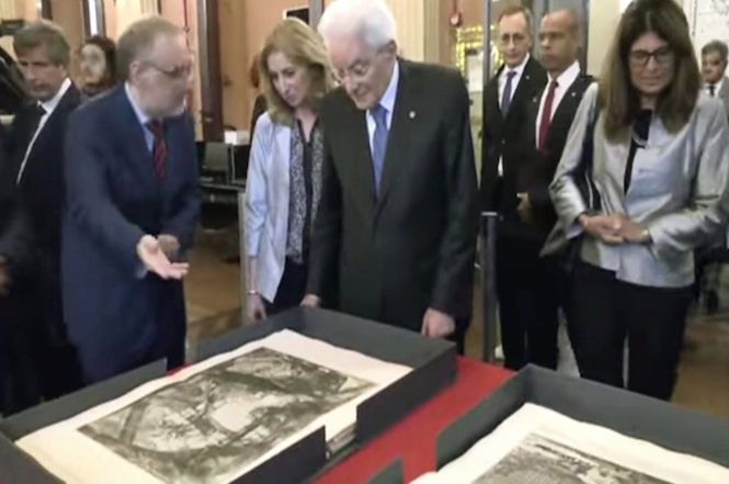 Massarosa protagonista dell'incontro tra Mattarella ed il presidente della Biblioteca Nazionale del Brasile Marco Lucchesi