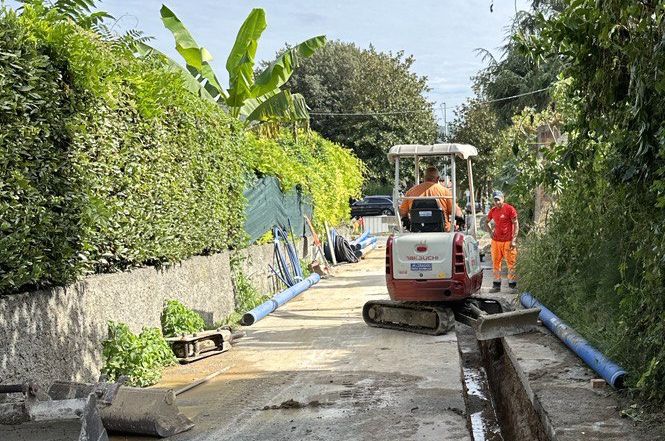 Gaia, terminati i lavori a Capezzano, in conclusione quelli a Lido