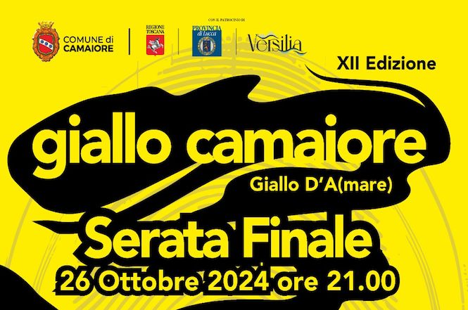 GialloCamaiore:sabato 26 ottobre al Teatro dell’Olivo serata finale del concorso