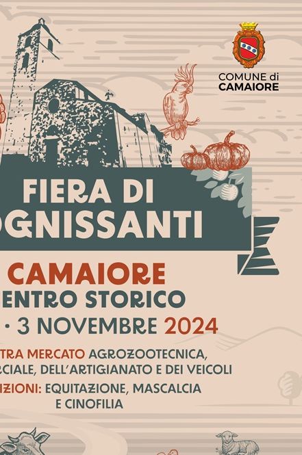 1, 2 e 3 novembre: torna a Camaiore la tradizionale Fiera di Ognissanti