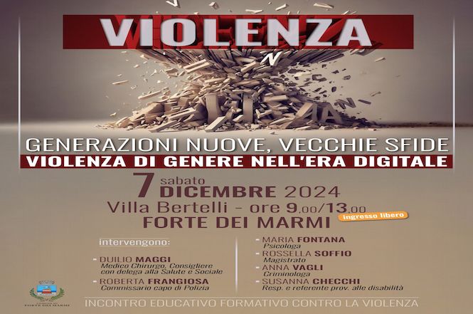 A Villa Bertelli si parla della violenza "Generazioni nuove, vecchie sfide"