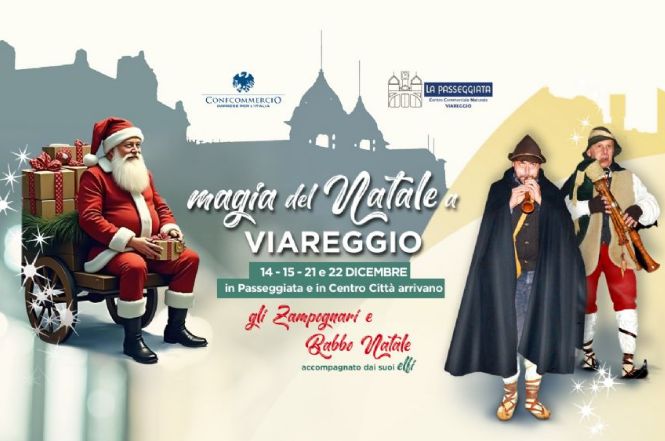 Due weekend natalizi imperdibili a Viareggio con Babbo Natale, gli Elfi, Musica e figuranti