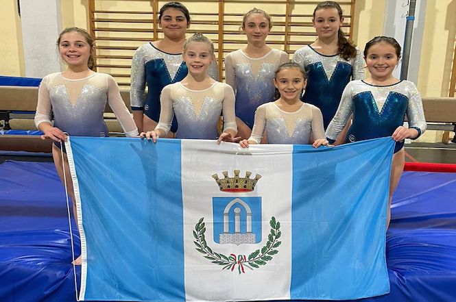 Cinque medaglie d'oro per la Ginnastica Pietrasanta