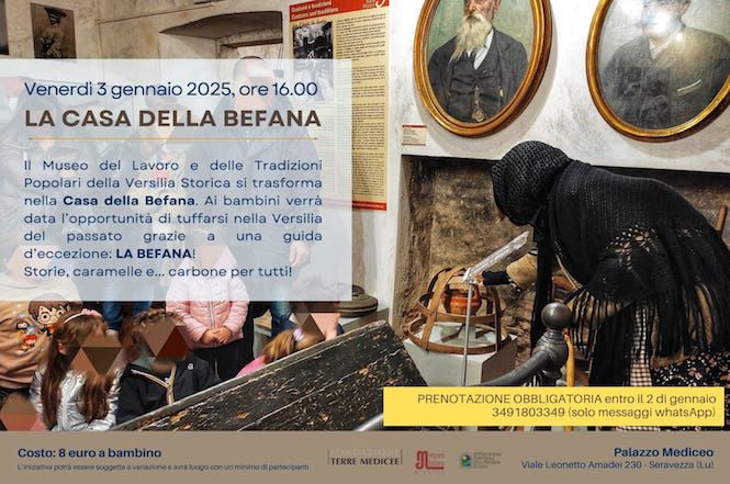 Aperte le iscrizioni per la casa della Befana