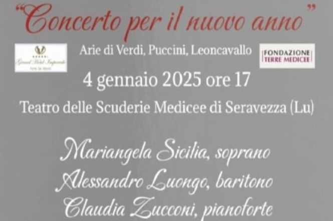 Alle Scuderie Medicee concerto lirico il 4 gennaio