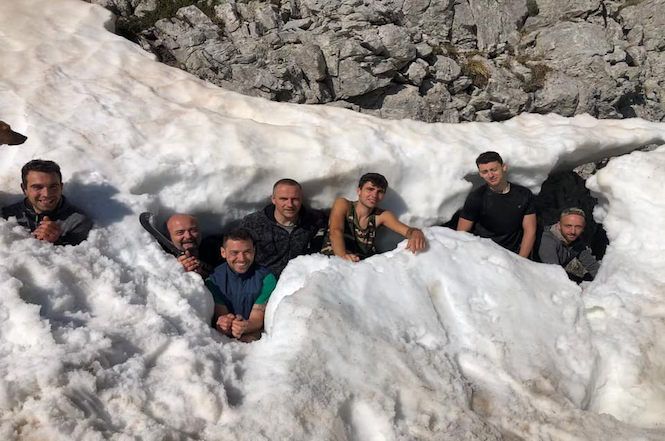 Oggi sulla Rai a rievocazione degli Uomini della Neve