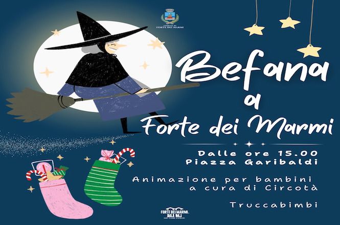 Lunedì Befana per tutti in piazza Garibaldi al Forte
