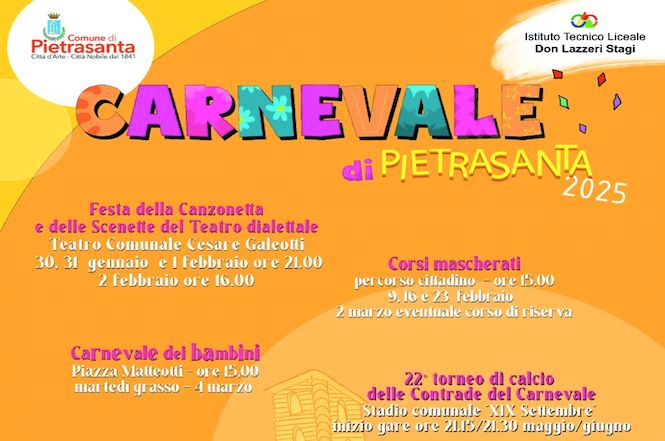 Pietrasanta, Festa della Canzonetta, biglietti in vendita