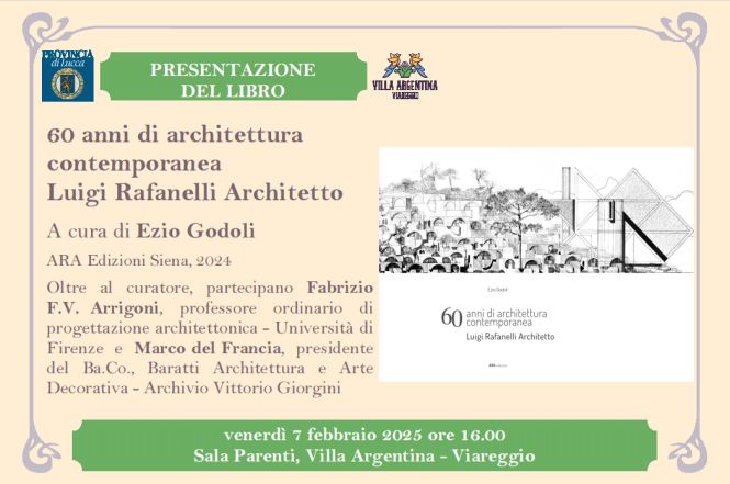 A Villa Argentina si parlerà dell'architetto Luigi Rafanelli