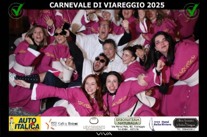 La classifica di 1° categoria del Carnevale di Viareggio 2025