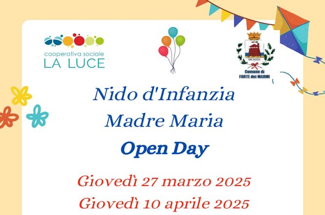 Il 24 marzo via alle iscrizioni ai nidi comunali del Forte