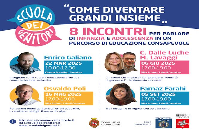 Scuola dei Genitori, sabato 22 marzo il primo incontro: protagonista Enrico Galiano