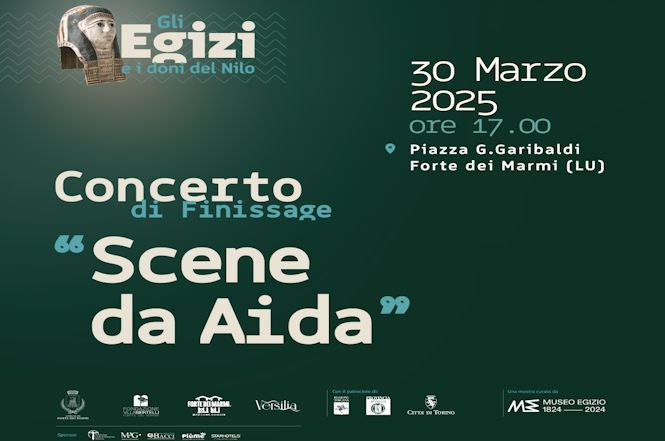 Domenica concerto di finissage della mostra Gli Egizi e i doni del Nilo