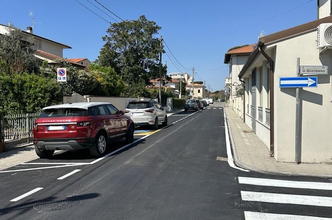 Lido, terminati i lavori su via Roma Capitale