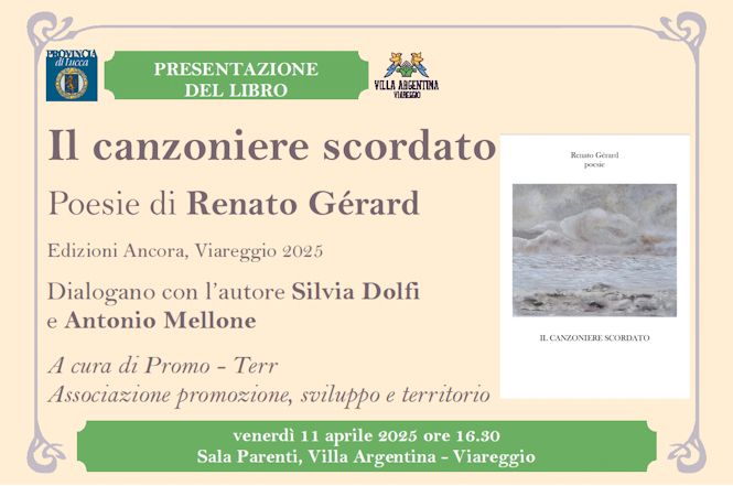 Incontro con la poesia a Villa Argentina con Renato Gerard