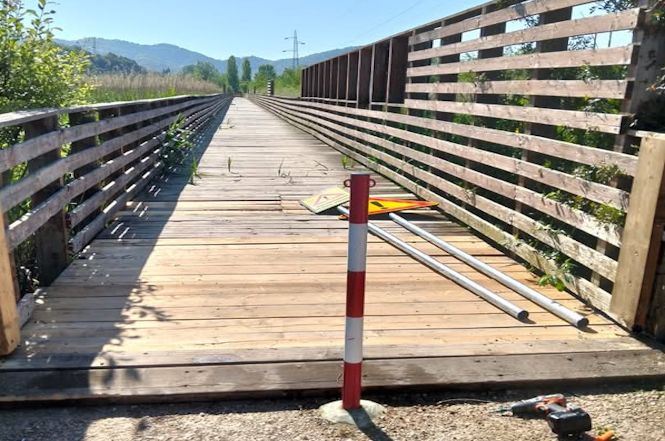 Massarosa, lavori conclusi alla pista ciclabile "Fiori di loto"