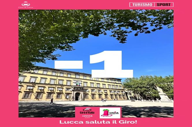 A Lucca tutto pronto per il Giro d'Italia che domani prevede una cronometro fino a Pisa